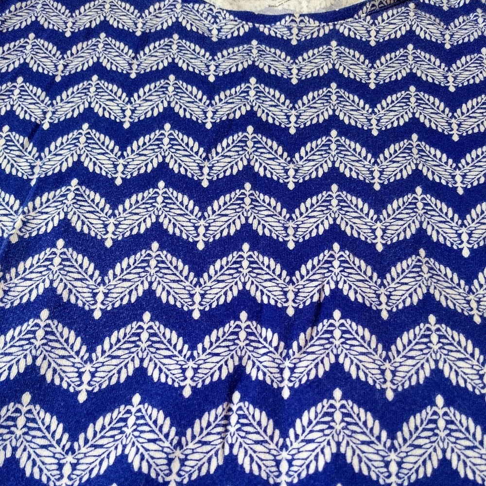 St John's Bay Shirt Size XL Chevron Leaves Print - Picture 5 of 8